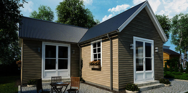 Produktbild von Fassadenpaneele Kunststoff American Siding