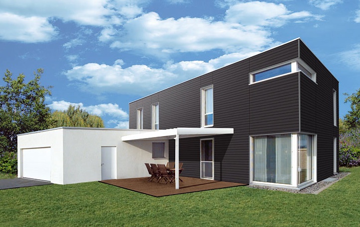 Produktbild von Kunststoff Fassadenpaneele Werzalit WPC